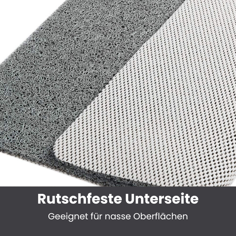 AquaSoft: Non-Slip Bath Mat – Soft Antibacterial Bath Mat for Shower & Bathtub