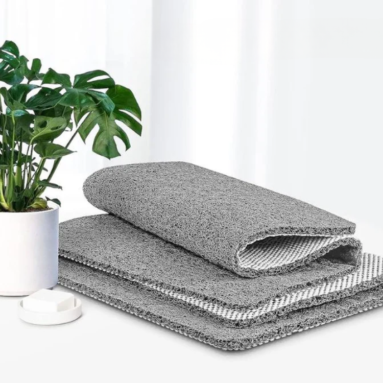 AquaSoft: Non-Slip Bath Mat – Soft Antibacterial Bath Mat for Shower & Bathtub