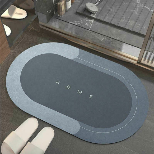 AquaWunder: Super Absorbent Bath Mat Non-Slip – Quick-Drying Bath Rug