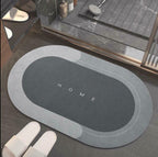 AquaWunder: Super Absorbent Bath Mat Non-Slip – Quick-Drying Bath Rug
