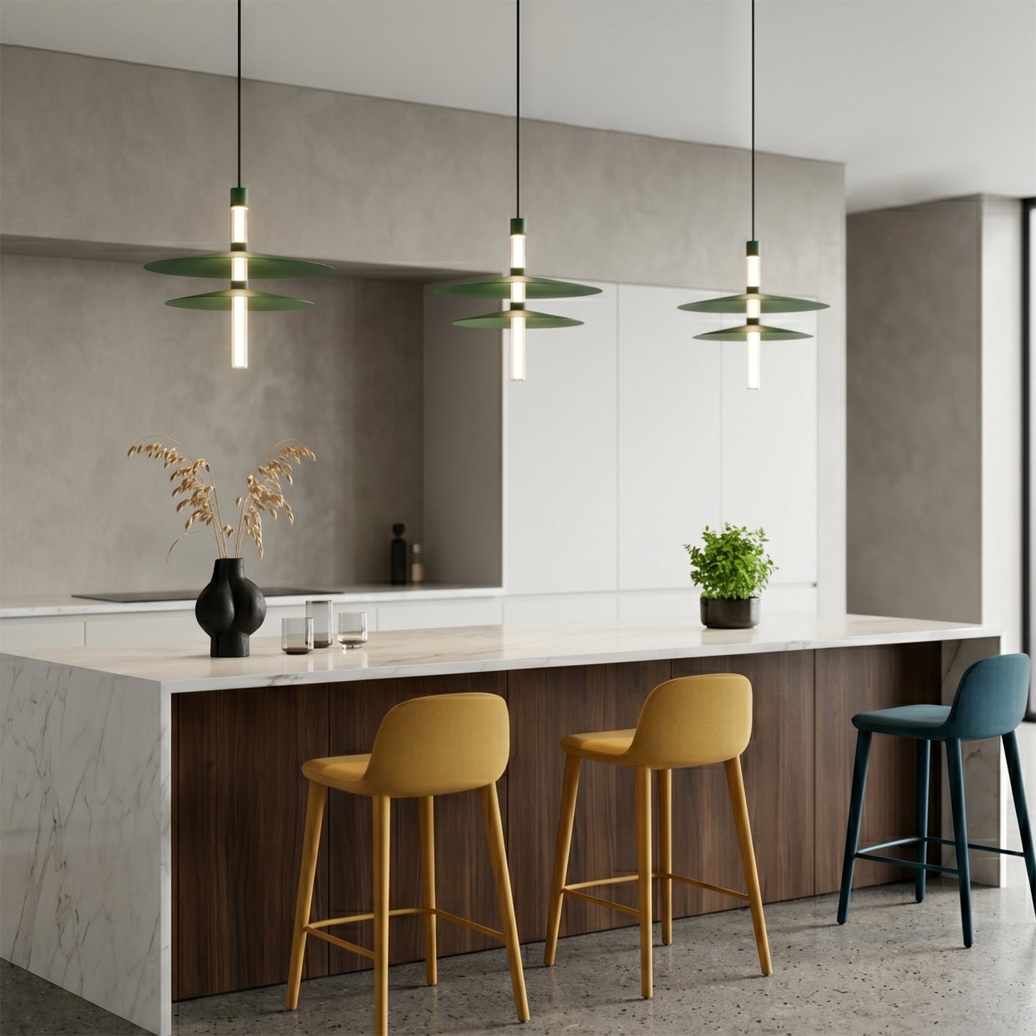 Araelia Fluted Cone LED Pendant Light