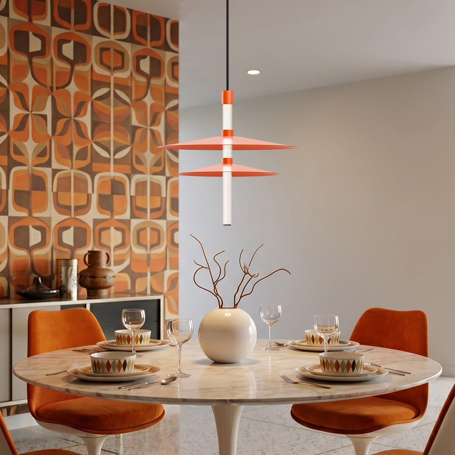 Araelia Fluted Cone LED Pendant Light