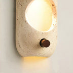 Arauz Wabi-Sabi Travertine Wall Light