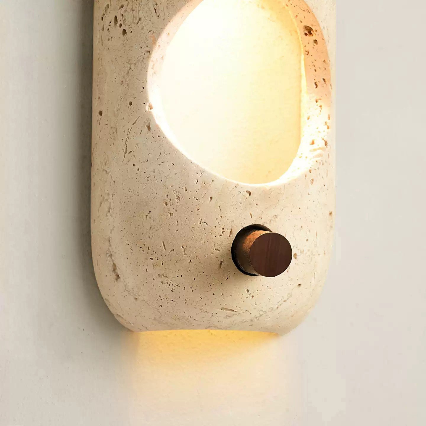 Arauz Wabi-Sabi Travertine Wall Light