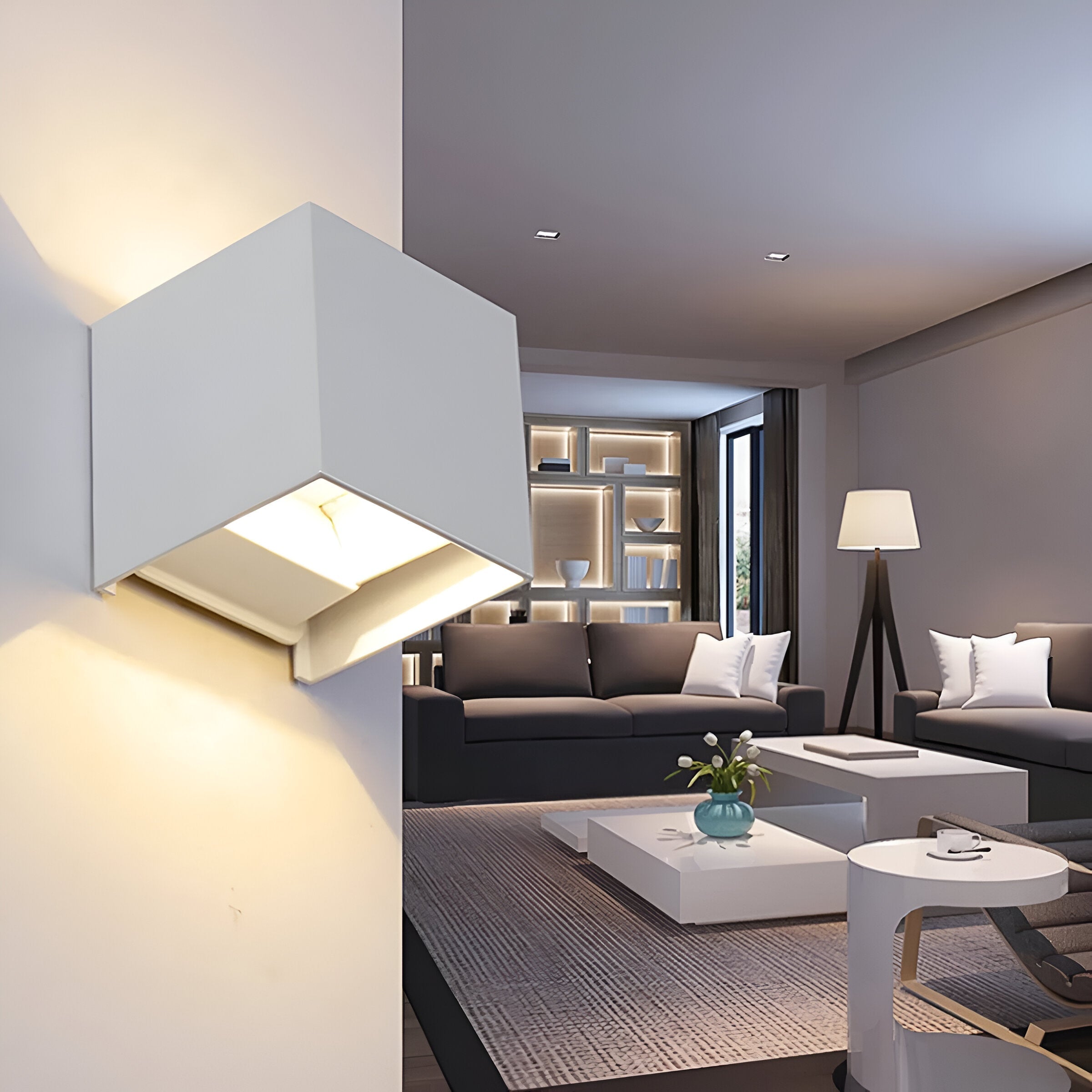 ArctiGlow: Scandinavian LED Wall Light – Minimalist Design for Stylish Interiors