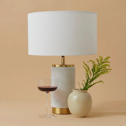 Arden LED table lamp with USB charging port