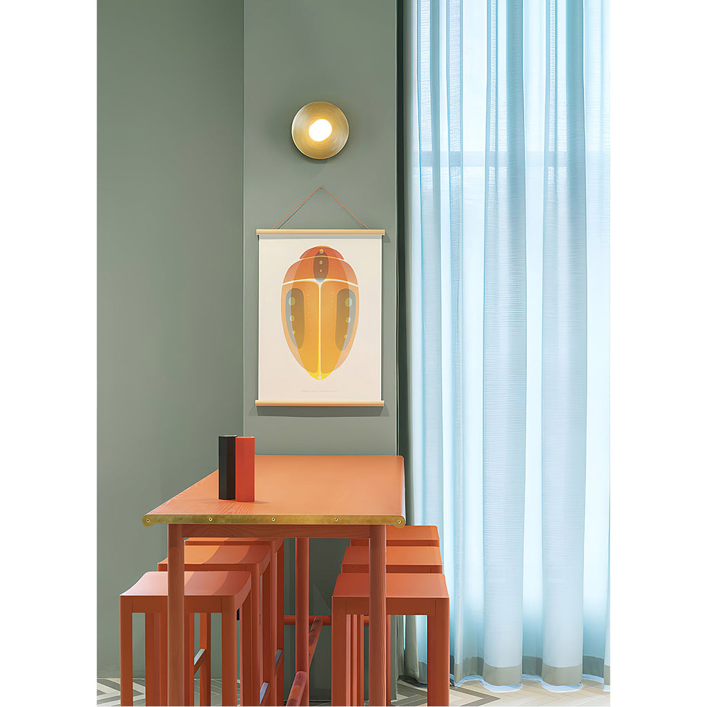 Areti Round Disk Wall & Ceiling Light