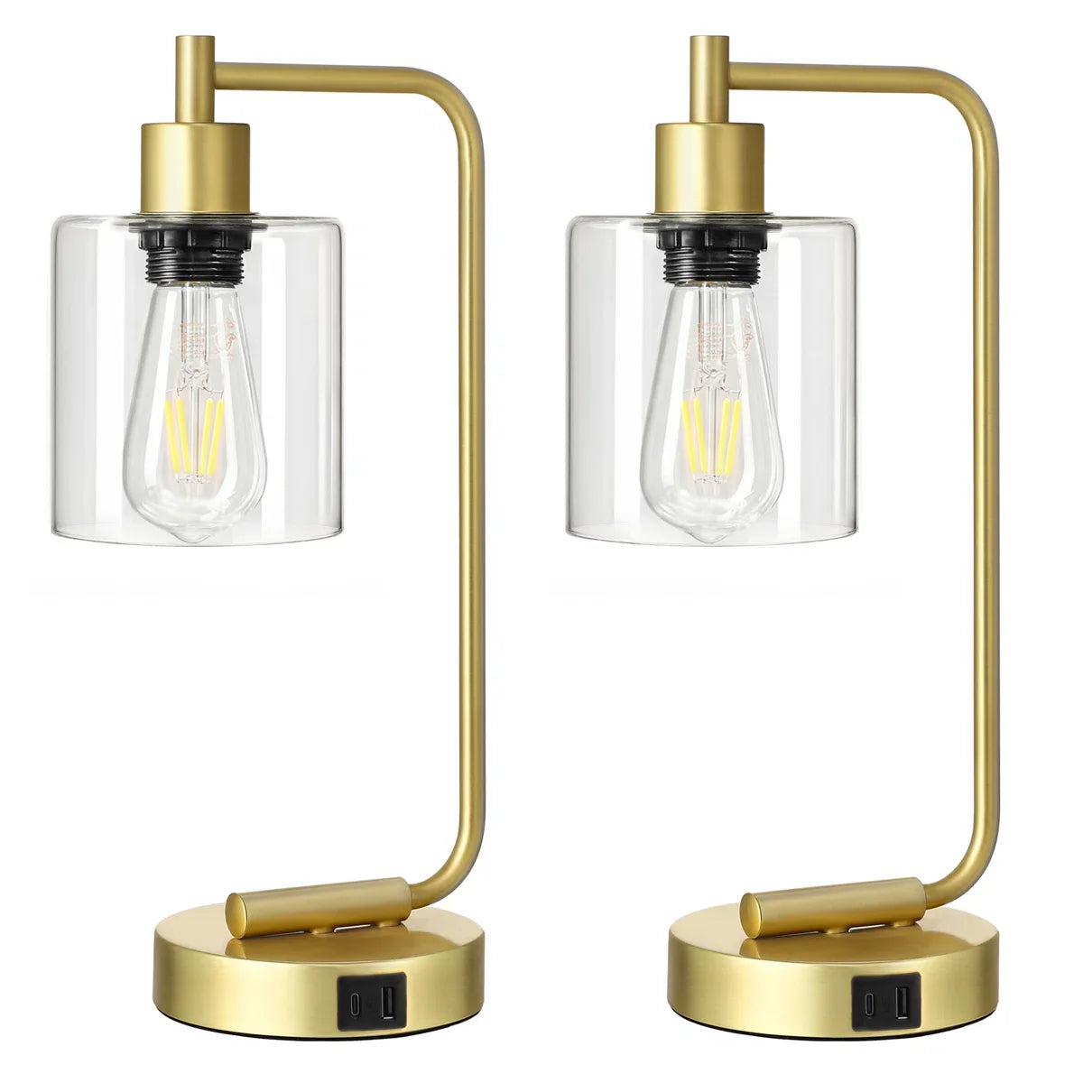 Aria Arch table lamp set (set of 2)