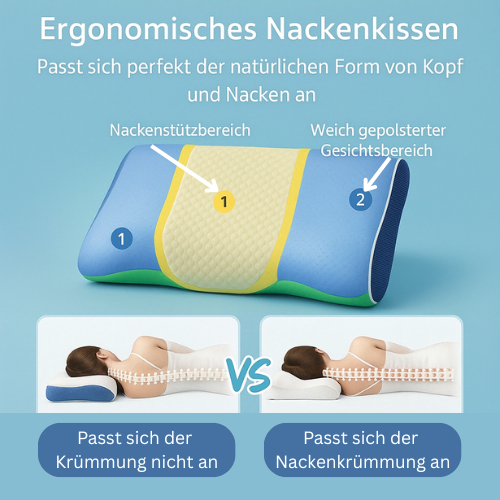 ArcticPeace: Orthopedic Pillow – Breathable & Cooling for Neck Pain