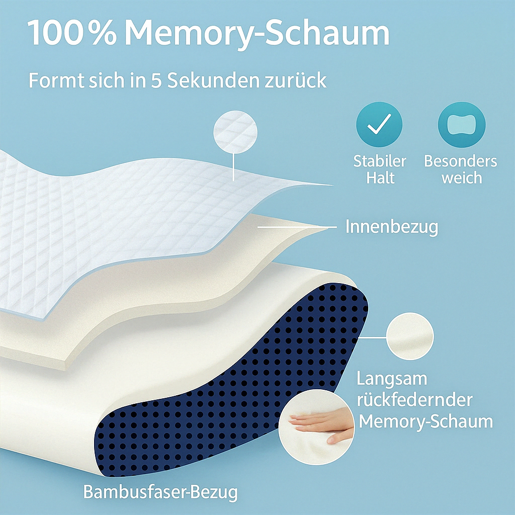ArcticPeace: Orthopedic Pillow – Breathable & Cooling for Neck Pain