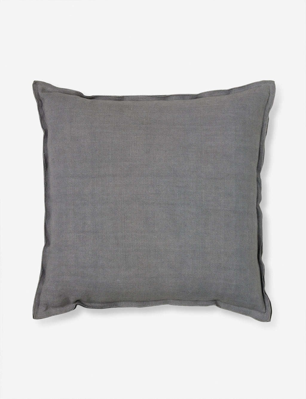 Luna Linen Lumbar Pillow | Superior Long Fiber Flax, Tonal Stitch Detail