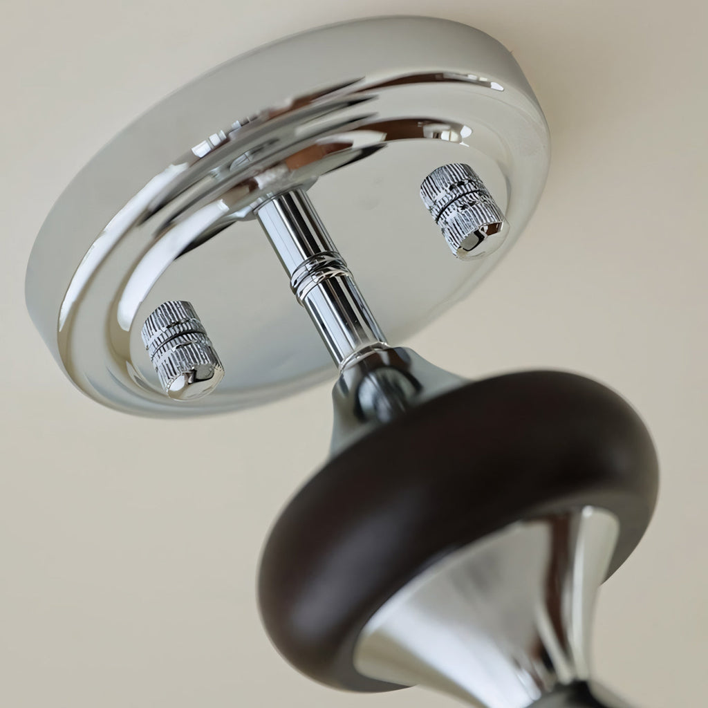 Arlo Opal Glass Semi-Flush Ceiling Light