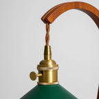 Arlow Leather-Shade Candle Warmer Lamp
