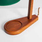 Arlow Leather-Shade Candle Warmer Lamp