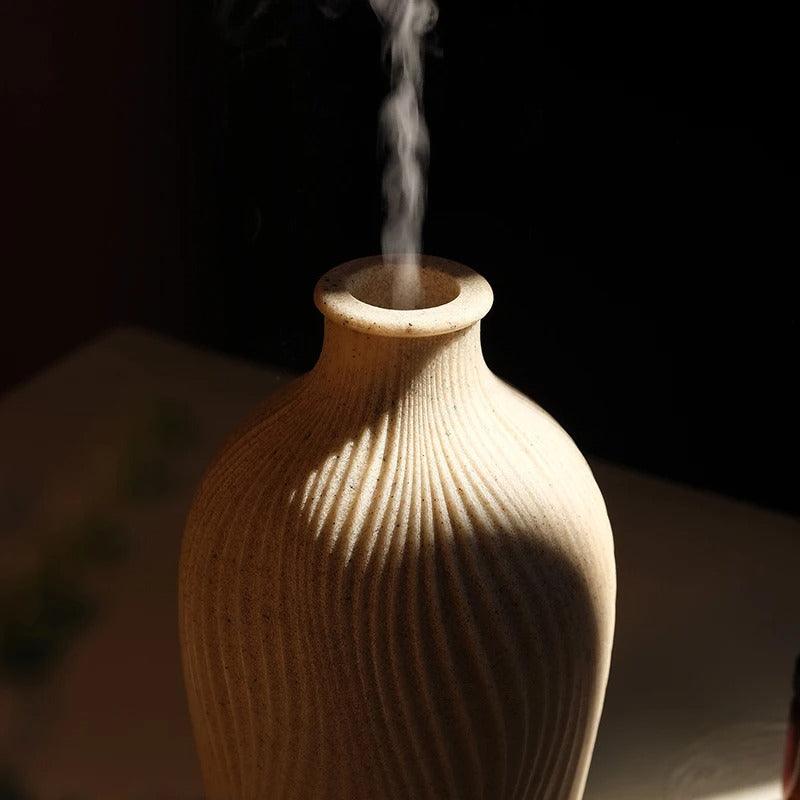 Aroma Diffuser Vase Design USB Humidifier Essential Oil Mist Decorative Lamp