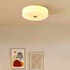 Art Deco Vintage Round Glass Ceiling Light 1-Light