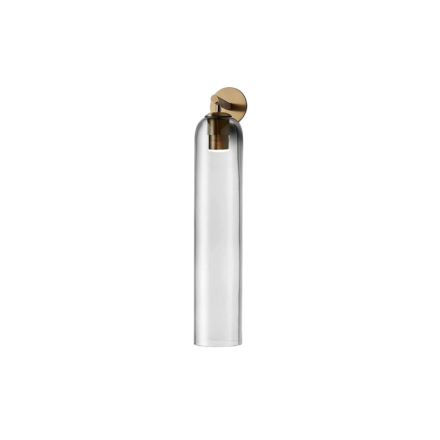 Art Tube Tall Cylinder Glass Wall Sconce
