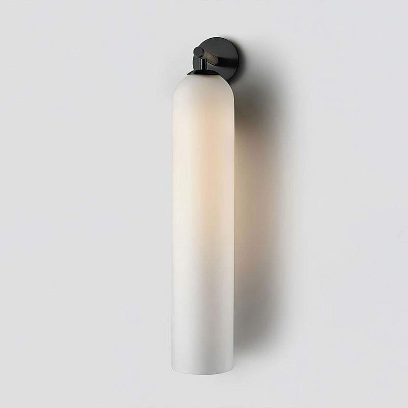 Art Tube Tall Cylinder Glass Wall Sconce