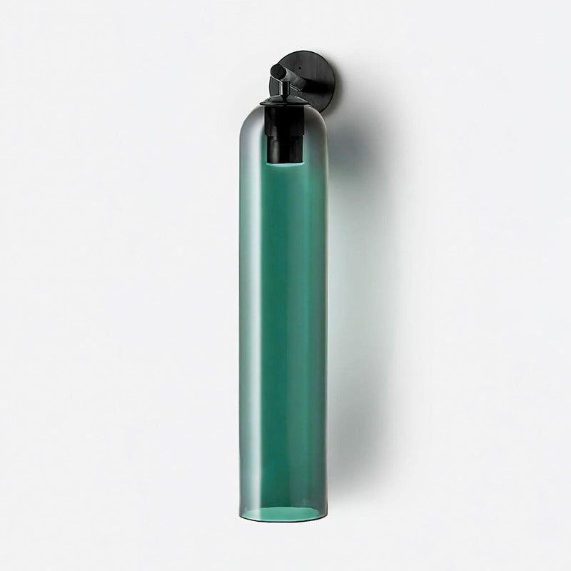 Art Tube Tall Cylinder Glass Wall Sconce