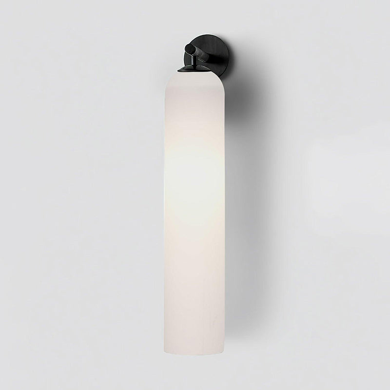 Art Tube Tall Cylinder Glass Wall Sconce