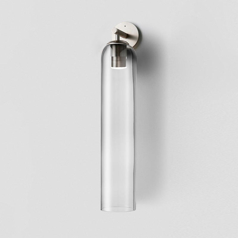 Art Tube Tall Cylinder Glass Wall Sconce