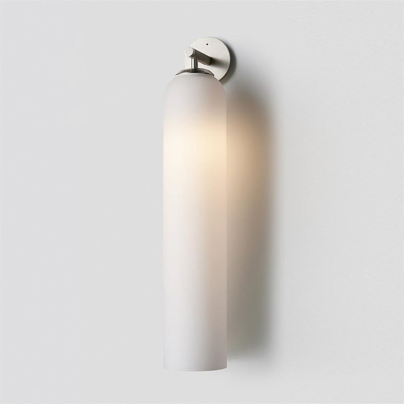 Art Tube Tall Cylinder Glass Wall Sconce