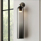 Art Tube Tall Cylinder Glass Wall Sconce
