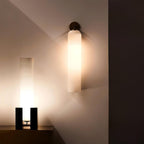 Art Tube Tall Cylinder Glass Wall Sconce