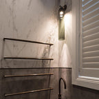 Art Tube Tall Cylinder Glass Wall Sconce