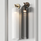 Art Tube Tall Cylinder Glass Wall Sconce