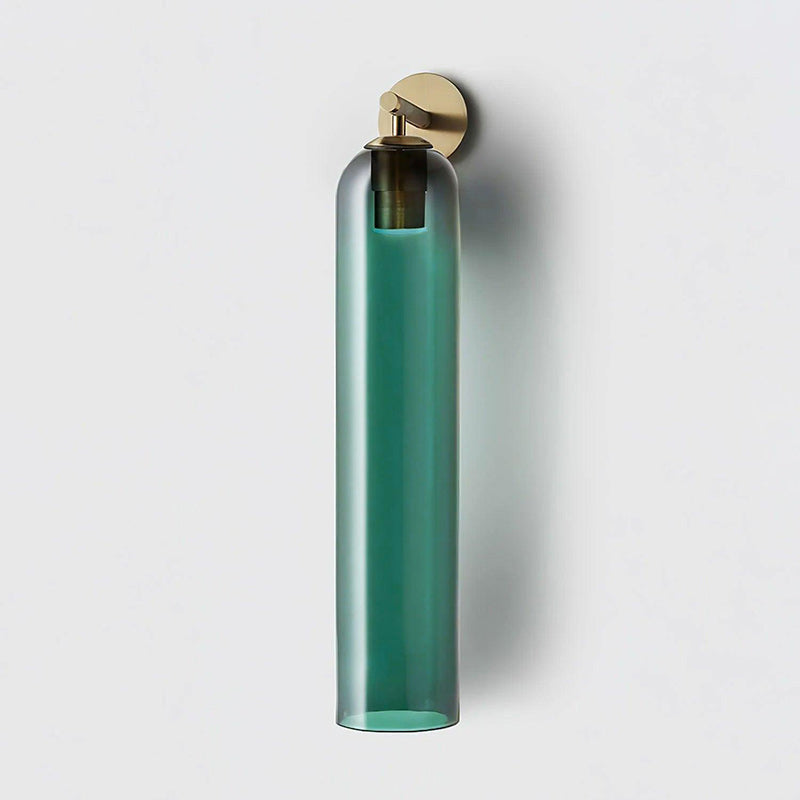 Art Tube Tall Cylinder Glass Wall Sconce