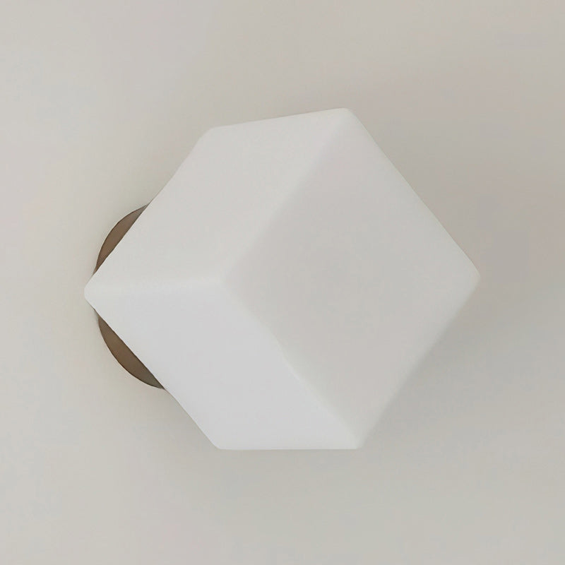 Cube Geometric Glass Wall Lamp