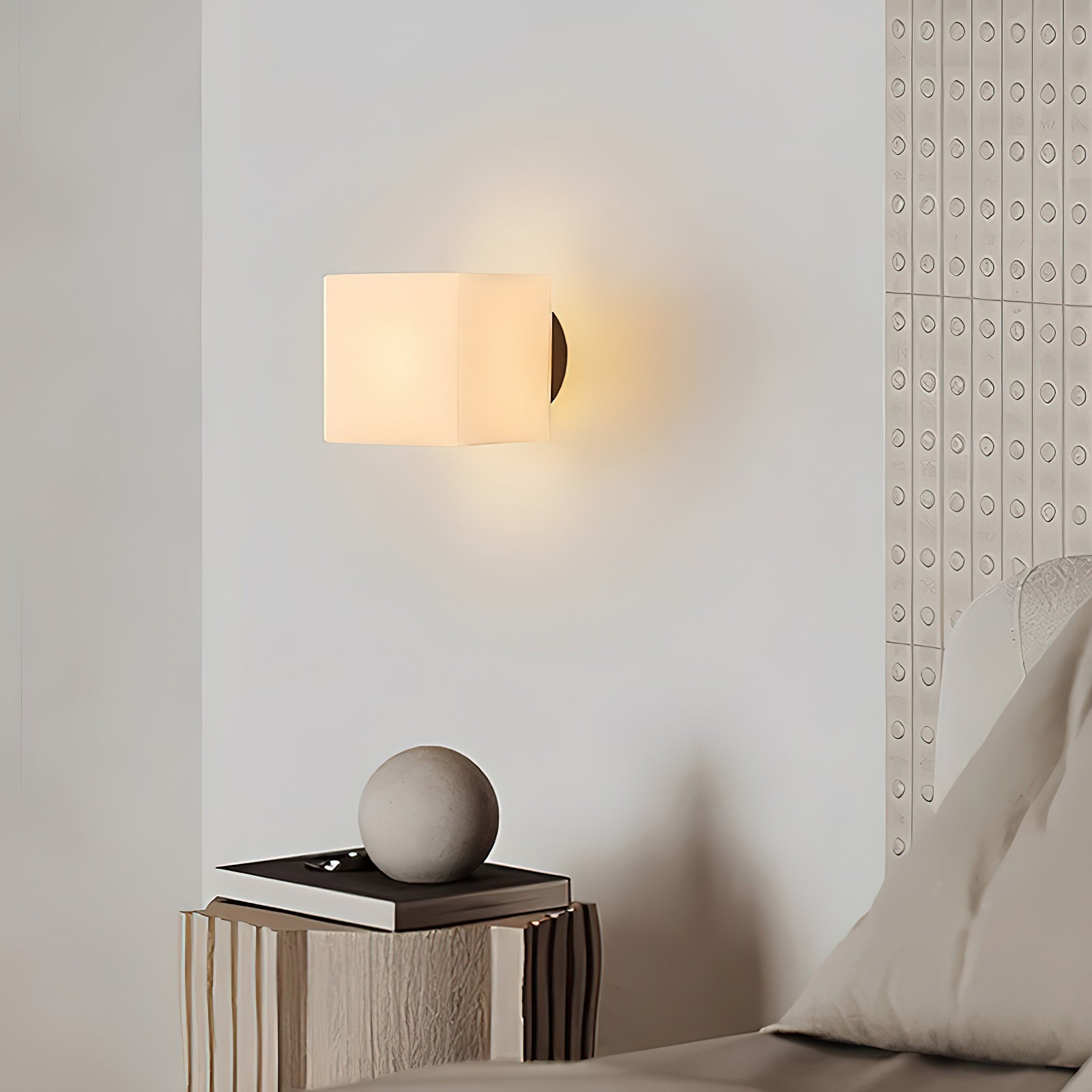 Cube Geometric Glass Wall Lamp