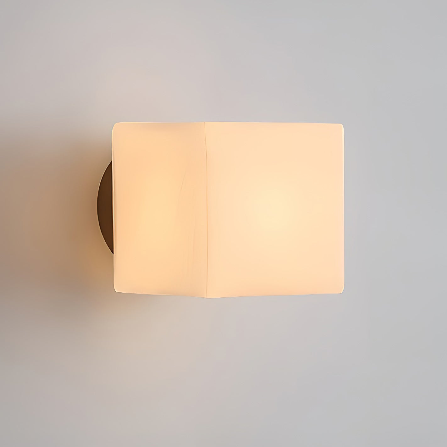 Cube Geometric Glass Wall Lamp