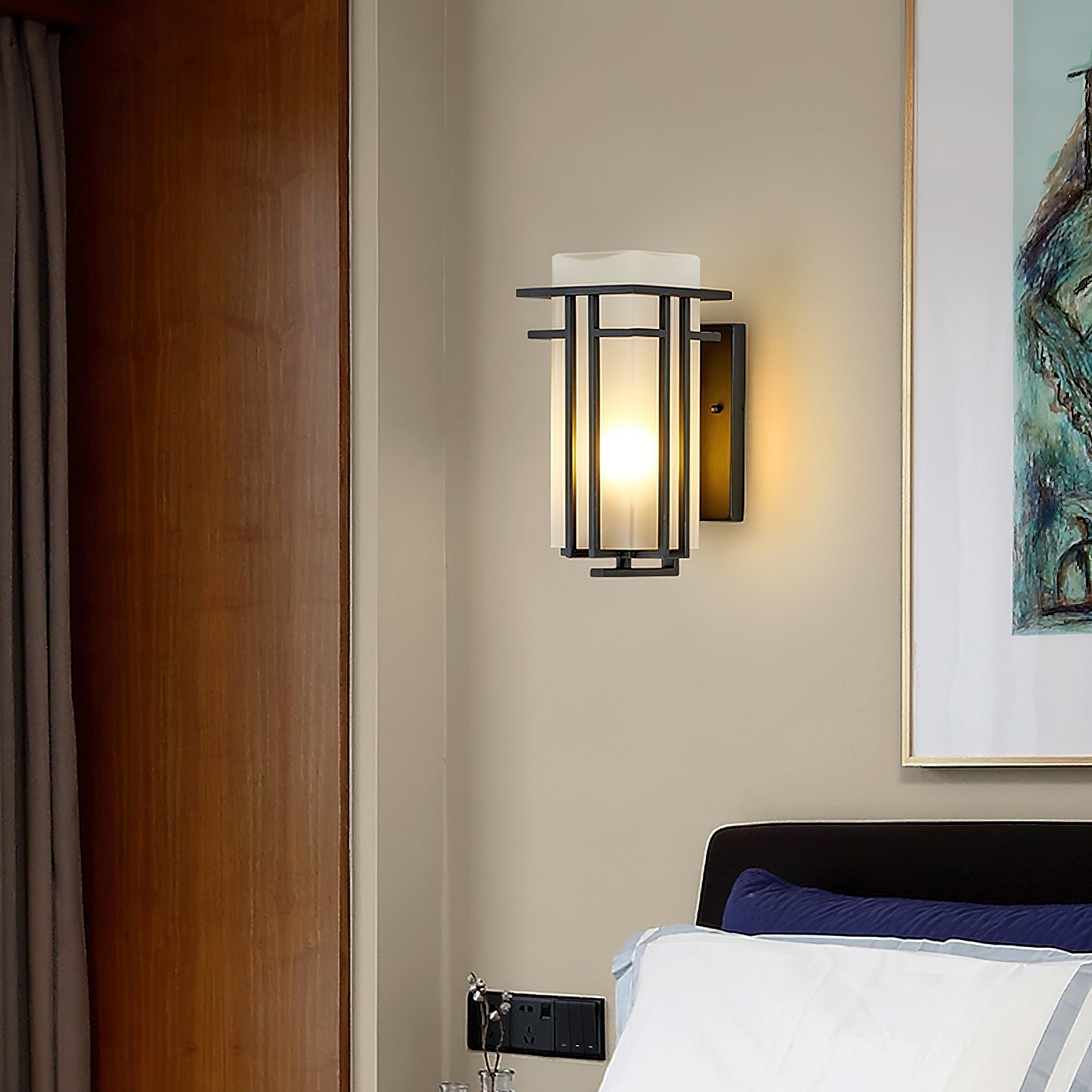 ArtemisGlanz: Retro Outdoor Wall Light Made of Iron with LED & IP65 – for Terrace & Entrance Area