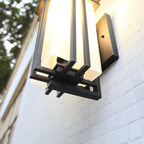 ArtemisGlanz: Retro Outdoor Wall Light Made of Iron with LED & IP65 – for Terrace & Entrance Area