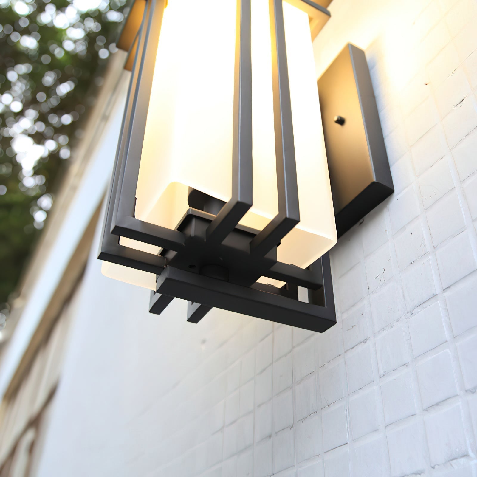 ArtemisGlanz: Retro Outdoor Wall Light Made of Iron with LED & IP65 – for Terrace & Entrance Area