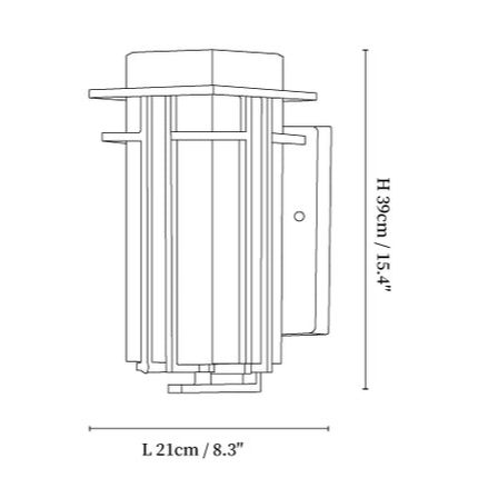 ArtemisGlanz: Retro Outdoor Wall Light Made of Iron with LED & IP65 – for Terrace & Entrance Area