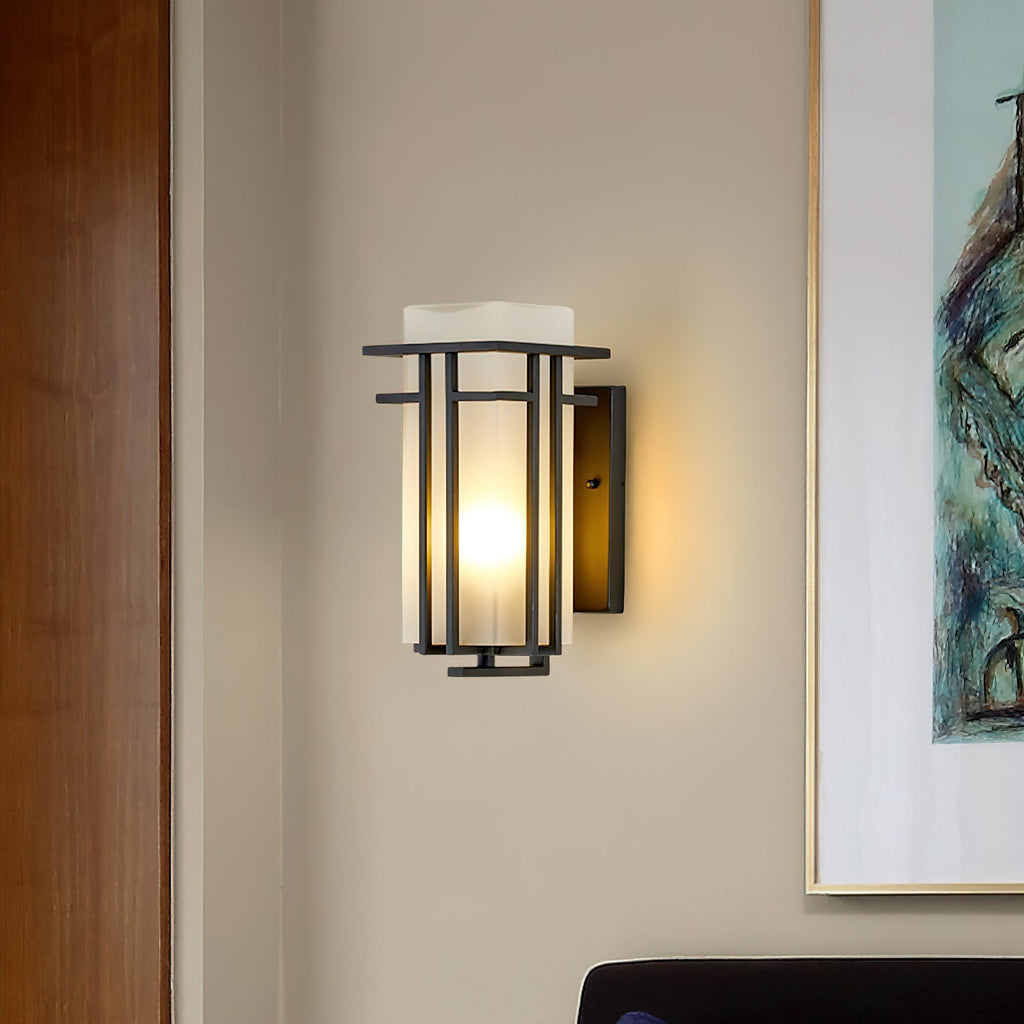 ArtemisGlanz: Retro Outdoor Wall Light Made of Iron with LED & IP65 – for Terrace & Entrance Area