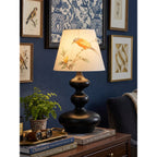 Artesia Hand-Painted Shade Wood Table Lamp