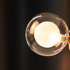 Artisan Sisters: Designer Table Lamp Made of Wood & Glass – Warm Light for a Modern Home