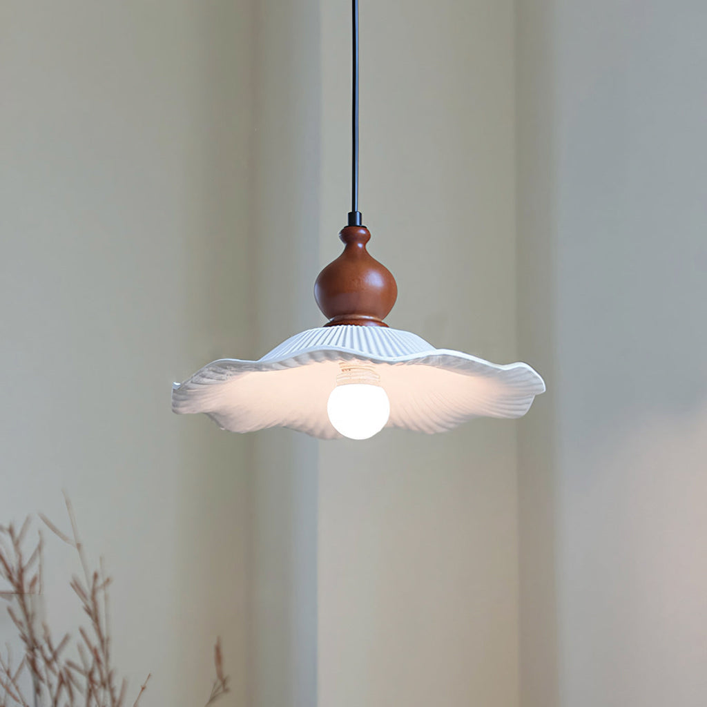 Artisel Flora Pleated Ceramic Pendant Light