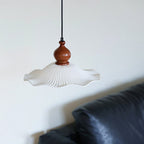Artisel Flora Pleated Ceramic Pendant Light