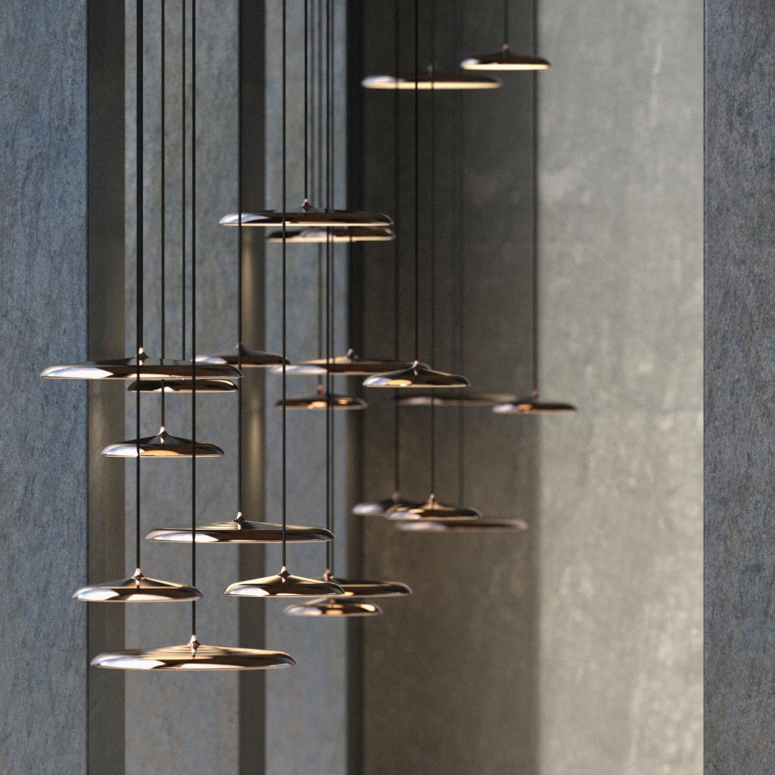Artist Slim Disc LED Pendant Light