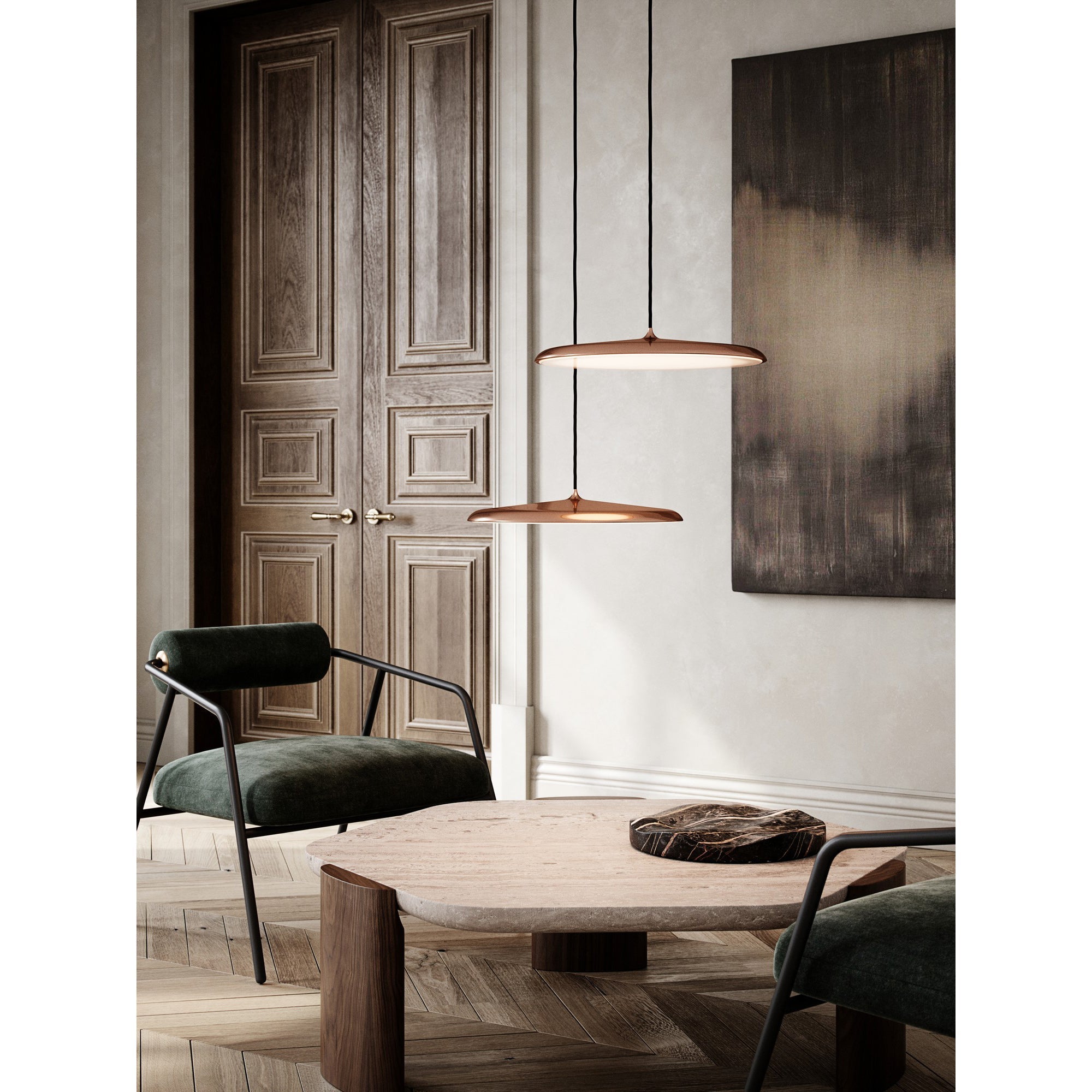 Artist Slim Disc LED Pendant Light