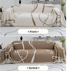ArturaWeave: Sofa cover in abstract design made of soft chenille with double-sided use – for sofa & lounge