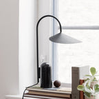 Crescent Marble Base Table Lamp