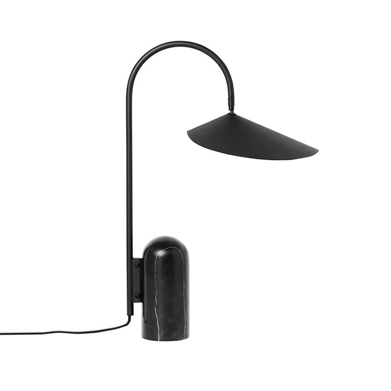 Crescent Marble Base Table Lamp