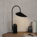 Crescent Marble Base Table Lamp