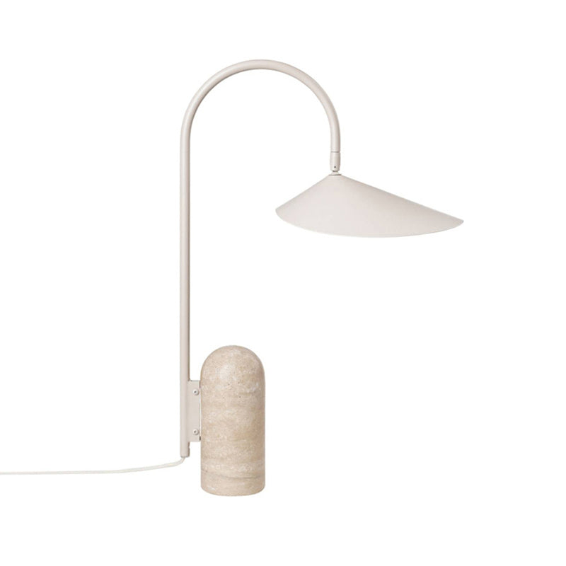 Crescent Marble Base Table Lamp